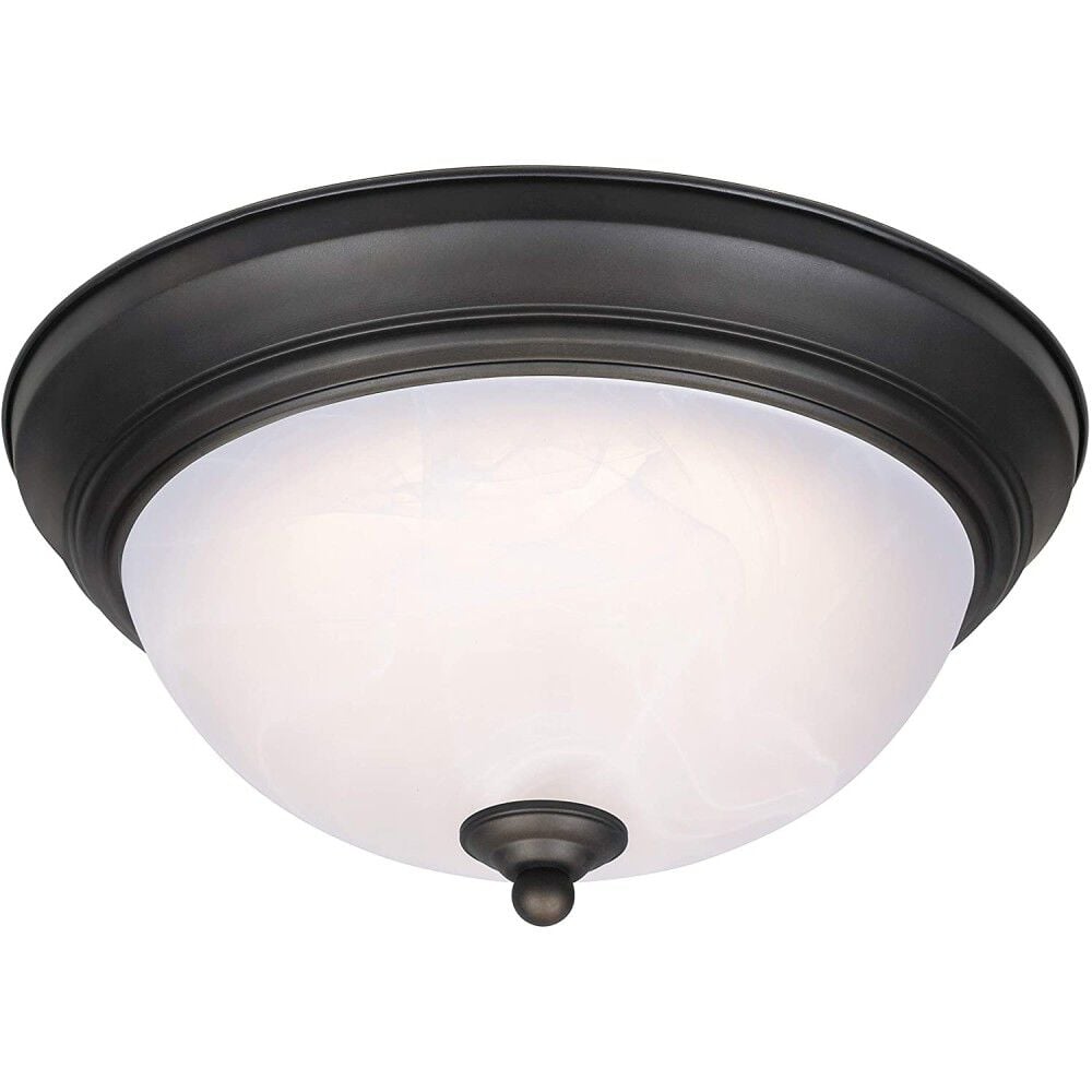 Westinghouse 11in Oil Rubbed Bronze LED Ceiling Light Fixture – 6400600