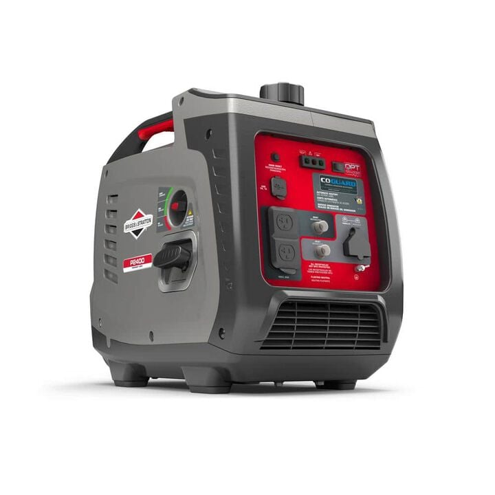 Briggs and Stratton P2400 PowerSmart Series 2400 Watt Gas Powered 50 State Inverter Generator with CO Guard