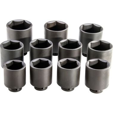 Proto 1 in Drive 6 Point Impact Socket Set 11pc