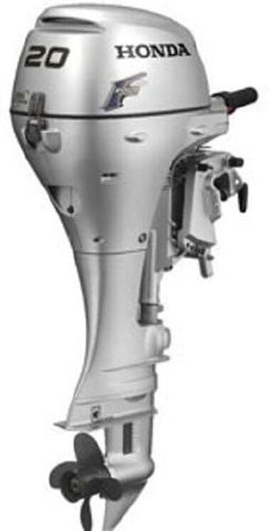 Honda Marine 20 HP Portable Electric/Recoil Start Outboard Motor, large image number 0