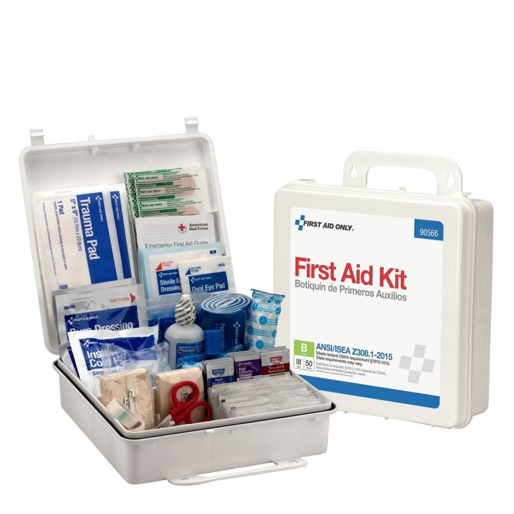 First Aid Only First Aid Kit 50 Person Bulk Plastic Case ANSI B, large image number 6