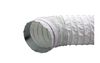 LB White 18 Inch x 12 Ft White Duct Kit with Duct Adapter & Clamp, small image number 2