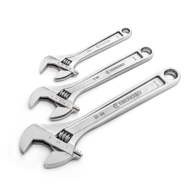 Crescent 3 pc. Adjustable Wrench Set 6 8 In. & 10 In.in