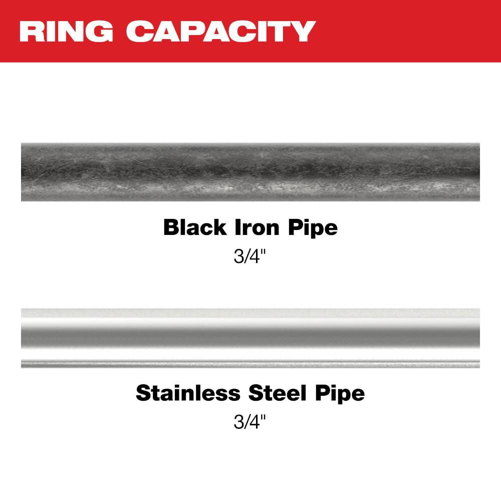 Milwaukee 3/4 Inch IPS-P Pivoting Press Ring for M18 & M12 FORCE LOGIC Press Tools, large image number 2