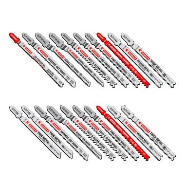 Diablo Tools 20 pc T-Shank Jig Saw Blade Set for Wood & Metal (20-Piece)