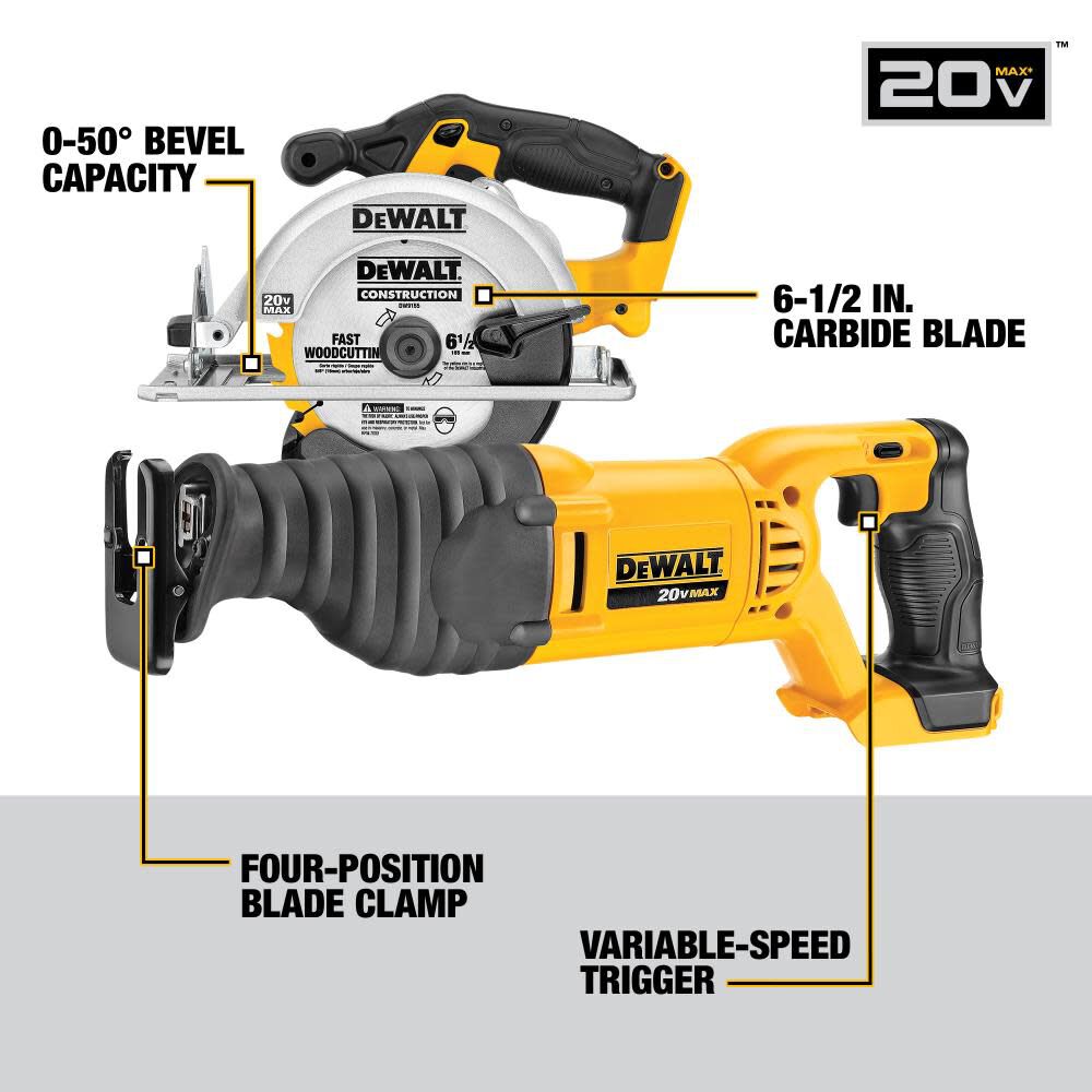 DEWALT 20V Max 9 Tool Combo Kit with Soft Case Bundle, large image number 8