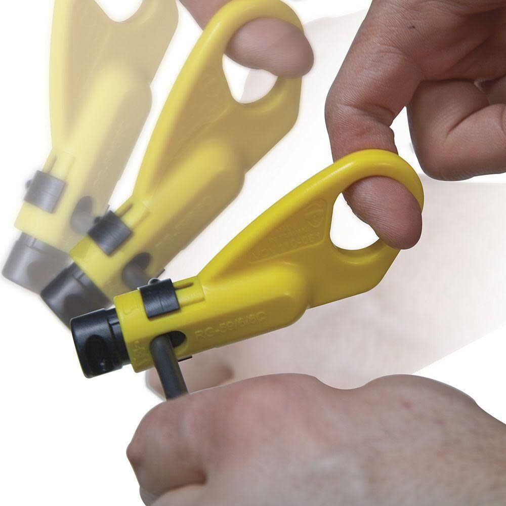 Klein Tools Coax Cable Stripper 2-Level Radial, large image number 3