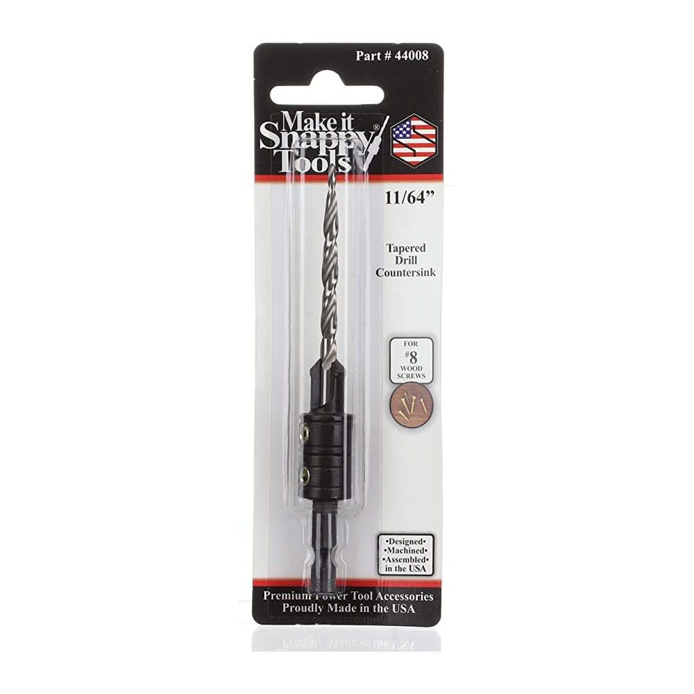 Make It Snappy Drill Bit 11/64in HSS Tapered Twist Drill Countersink, large image number 3