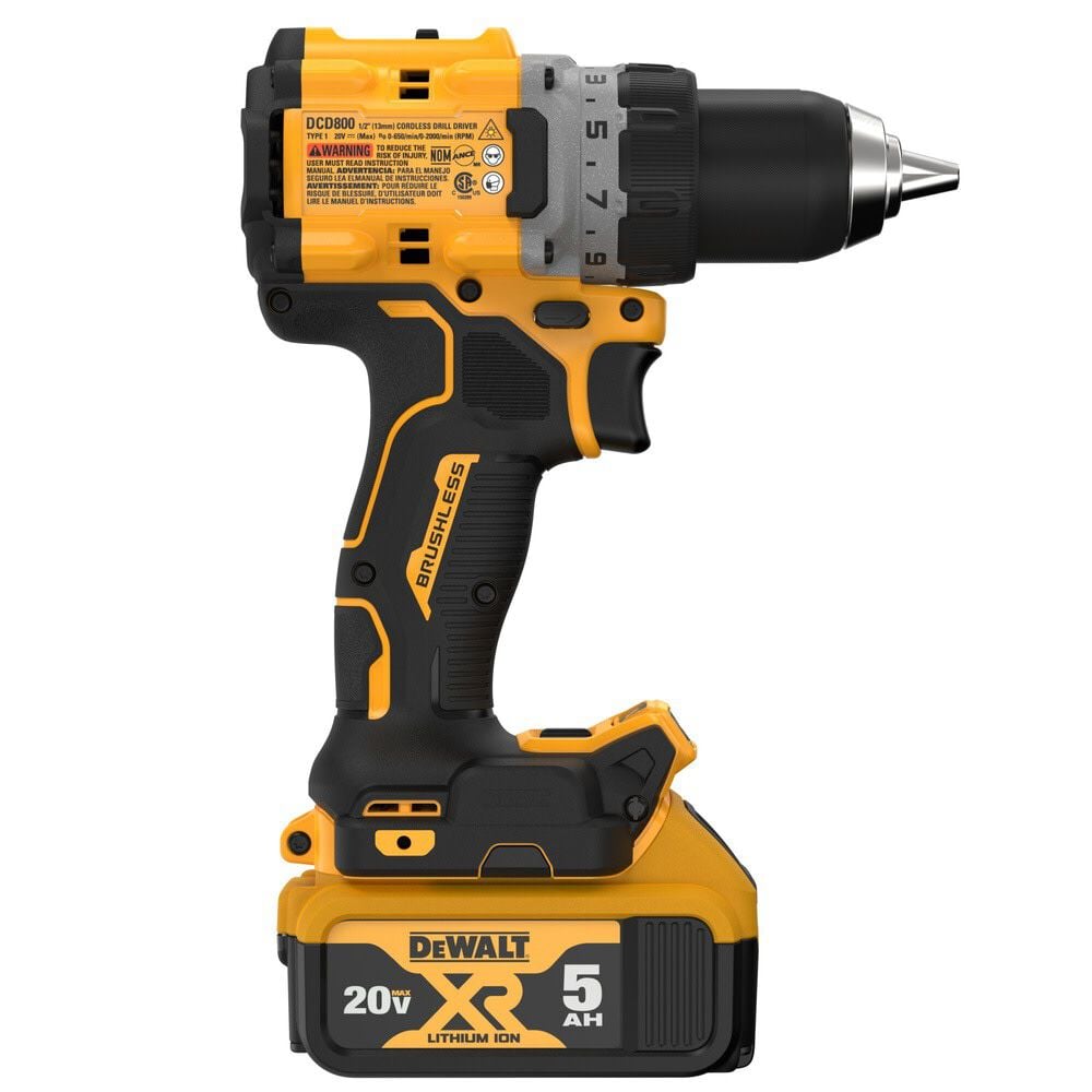 DEWALT 20V MAX Cordless Drill/Driver Kit and Circular Saw Bundle, large image number 6