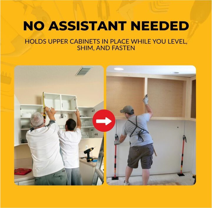 Fastcap 3rd Hand HD Support System 2 Pack Heavy-Duty Support Poles & Dust Barrier Kit, large image number 4