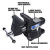 Wilton 55in Special Edition Black 1755 Tradesman Bench Vise with BASH 20416 Sledge Hammer, small