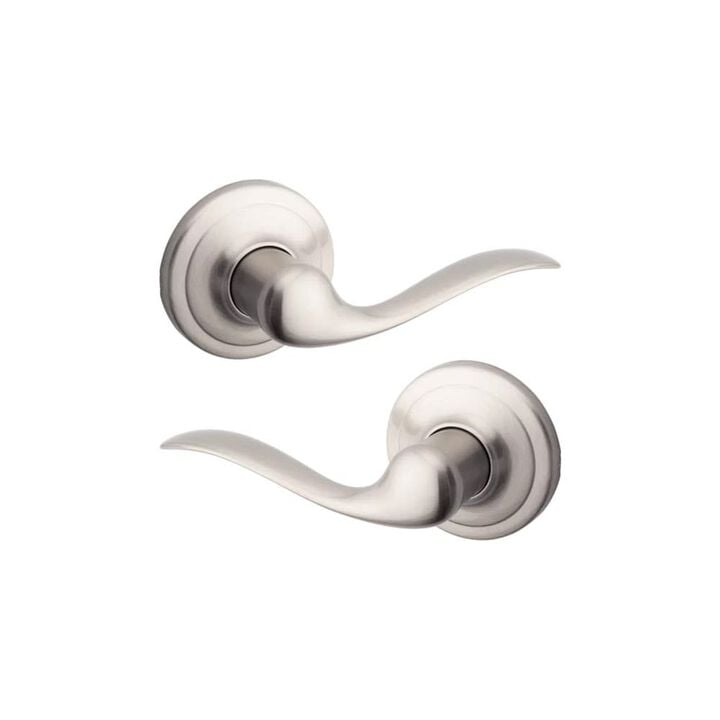 Kwikset Satin Nickel Hall/Closet Tustin Door Lever, large image number 2