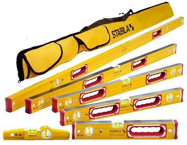 Stabila Type 196 Classic 6 Level Set & Case, large image number 0
