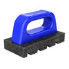 Bon Tool 6 x 3 x 1 Inch 20 Grit Fluted Rub Brick with Plastic Handle, small image number 1