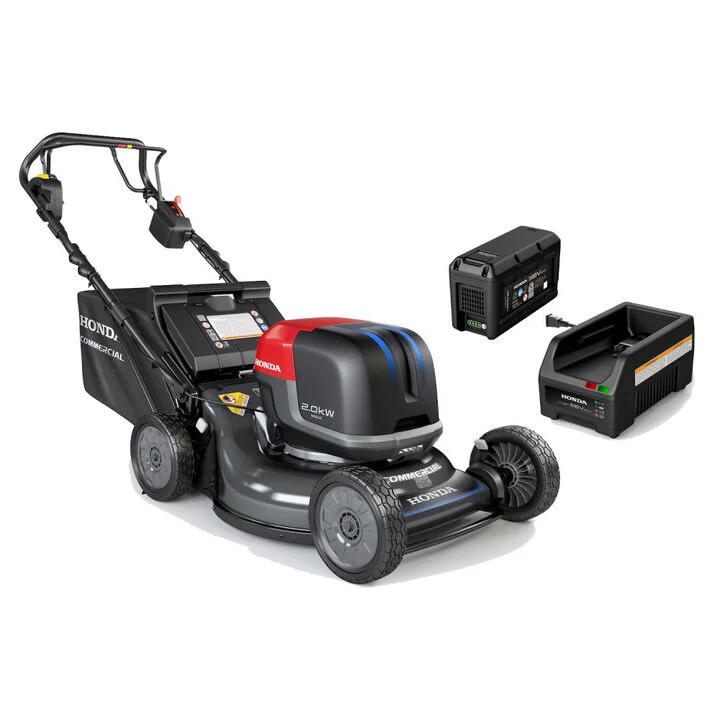 Honda HRC-BE 21 Inch Commercial Dual Bay 12 Ah Battery Powered Self-Propelled Lawn Mower Kit