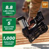 Metabo HPT Cordless Pneumatic 18V 15 Degree Coil Wire Collated Framing Nailer Kit, small image number 4