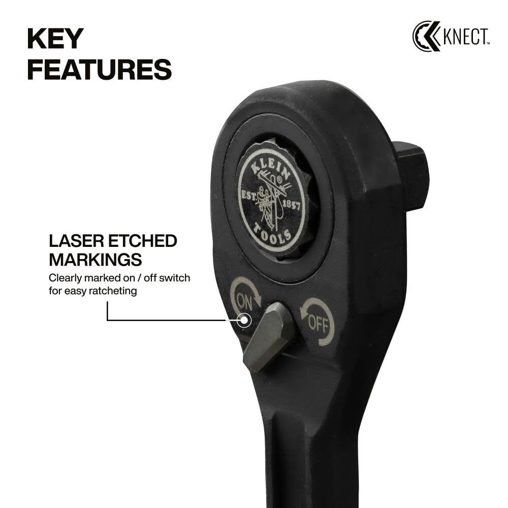 Klein Tools KNECT Socket Wrench Adapter Set, large image number 4