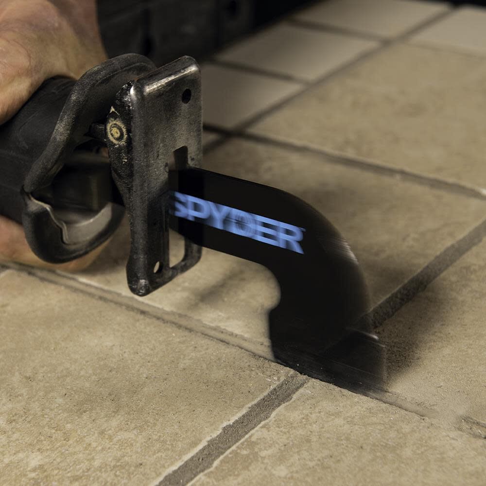 Spyder Reciprocating Saw Grout Removal Tool Attachment, 1/16in 100263