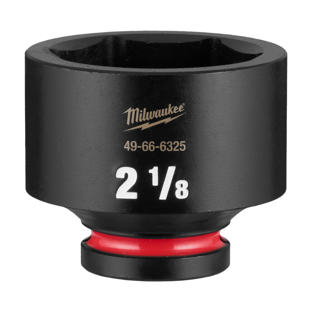 Milwaukee SHOCKWAVE Impact Duty 3/4 Inch Drive 2-1/8 Inch Standard 6 Point Socket - 49-66-6325