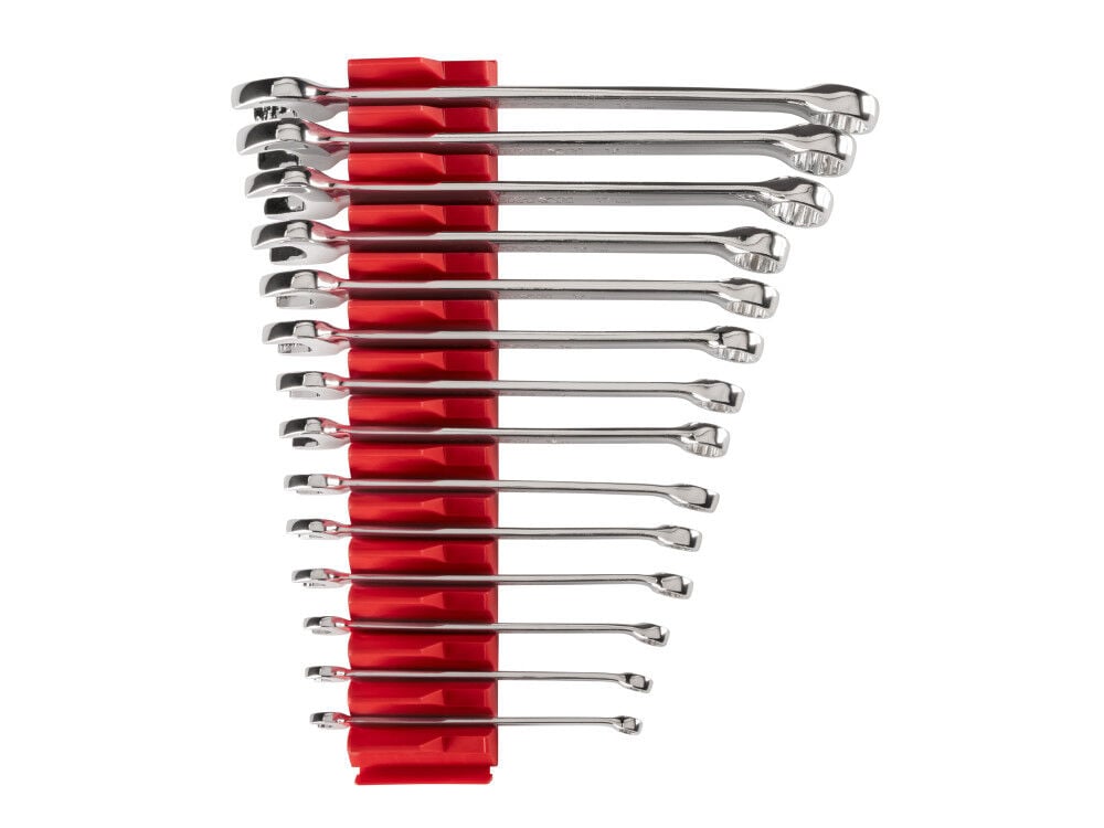 Tekton Combination Wrench Set, Modular Organizers, 14 Piece (6-19 mm) - WCB95201
