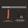 Stiletto Promotional Orange Replacement Grip, small image number 2