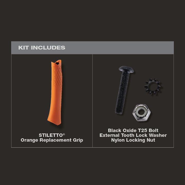 Stiletto Promotional Orange Replacement Grip, large image number 1