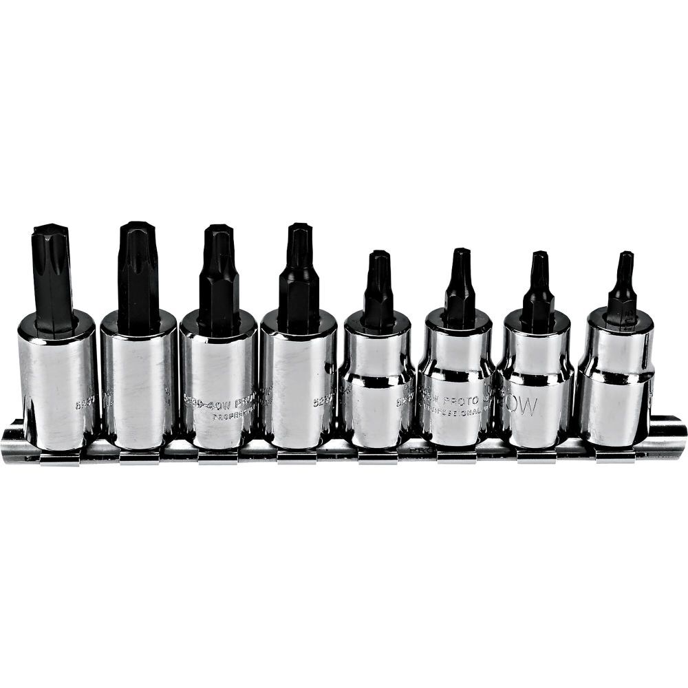 Proto 3/8 In Drive 8 Piece Torx Bit Socket Set, large image number 1
