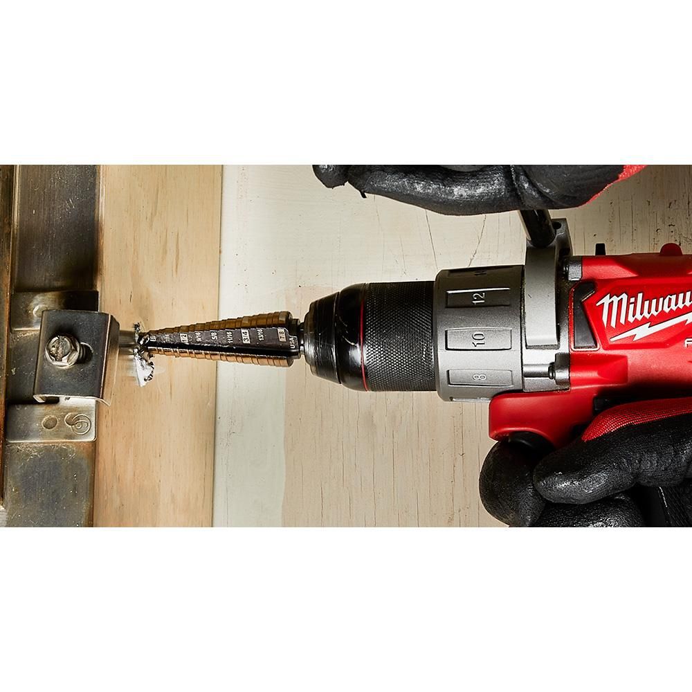 Milwaukee Cobalt Step Drill Bit #9 3/16-7/8inch, large image number 8