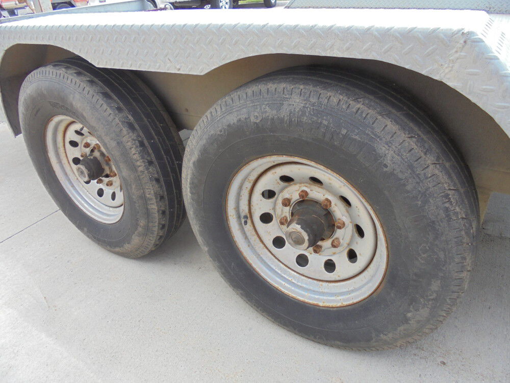 Diamond C 14 Ft Galvanized Equipment Trailer Used 2015, large image number 10