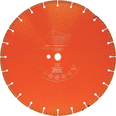 Diteq 14in D-23 Rescue / Utility Metal Cutting Blade 20mm Arbor