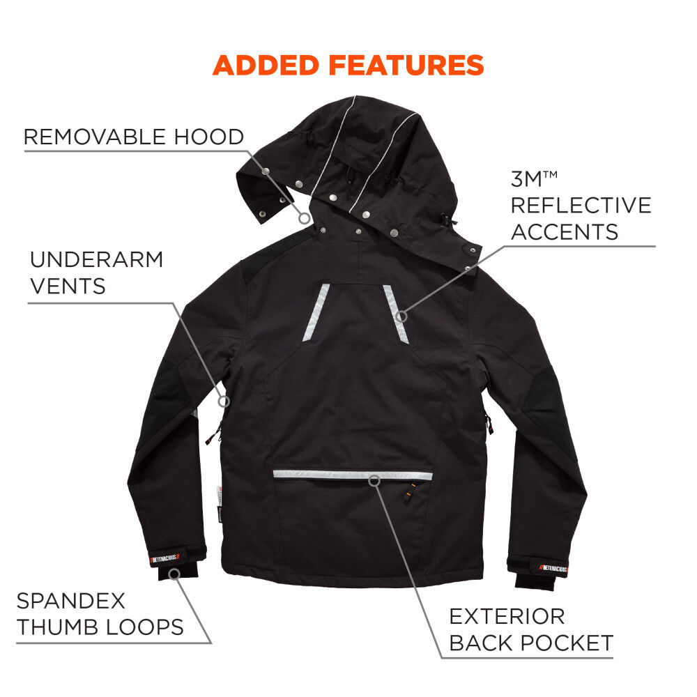 Ergodyne N-Ferno 6466 Thermal Jacket 500D Nylon Shell, large image number 5