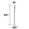 Metabo HPT 3-1/2 Inch 21 Degree Plastic Strip Collated Duplex Nail | 50312-16D, small image number 3