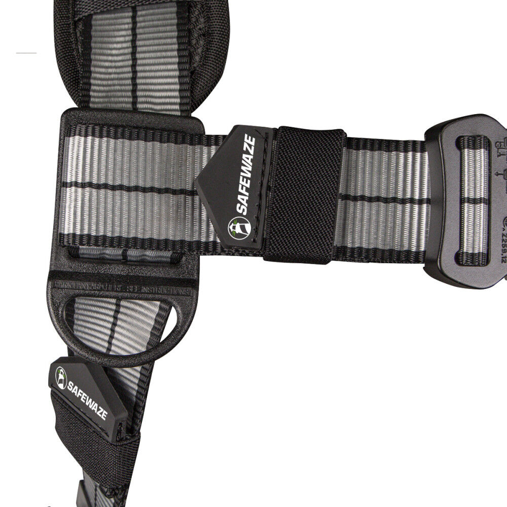 Safewaze PRO+ Slate Construction Harness: Alu 3D, Alu QC Chest, TB Legs, large image number 6