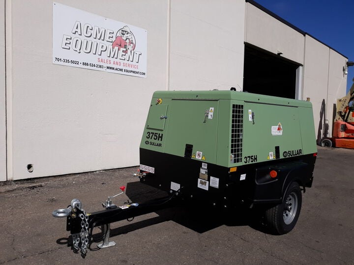 Sullair 375H Glider Towable Air Compressor with Cold Weather Package, large image number 3