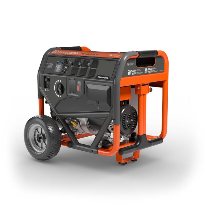 Husqvarna 10000W Dual Fuel 49 State Portable Generator, large image number 2
