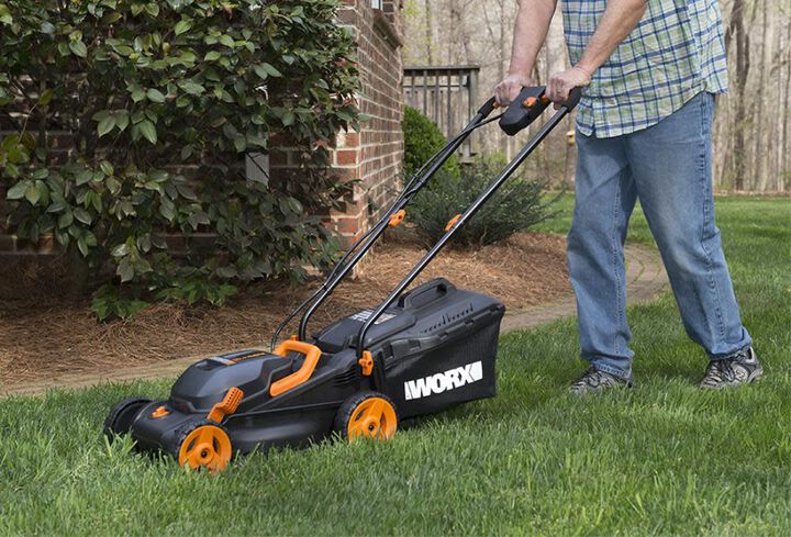 Worx 40V Power Share 4 Ah 14 Inch Cordless Lawn Mower Kit, large image number 2