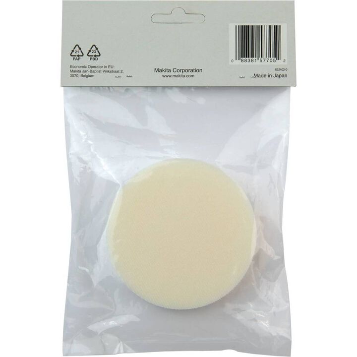 Makita Polishing Pad Hook and Loop Foam White 3in, large image number 3