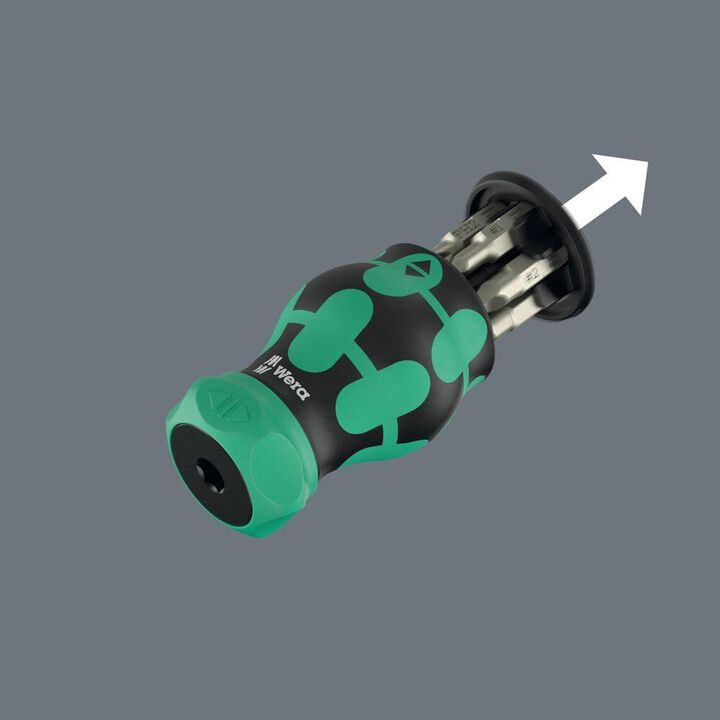 Wera Tools Kompakt Stubby Magazine RA4 Kraftform Screwdriver Bit Set, 6 Pieces, large image number 5