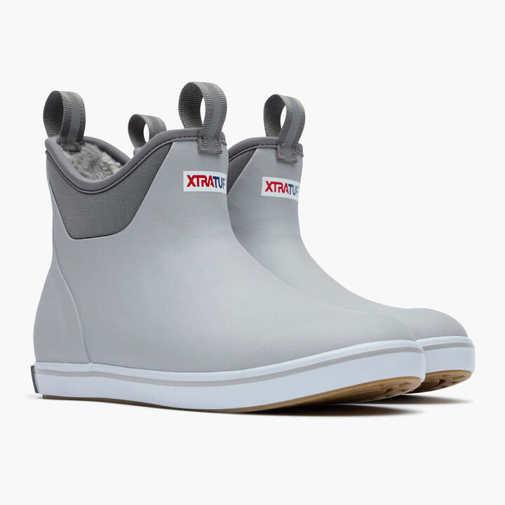 XTRATUF Mens Fleece Lined Cold Weather Ankle Deck Boot Gray Size 12, large image number 6