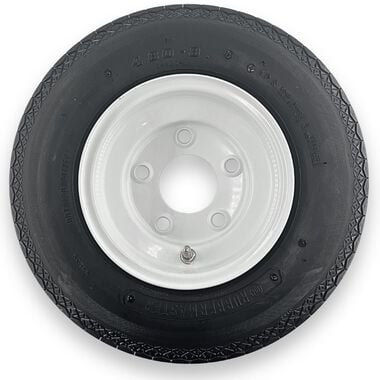 Rubbermaster Tire 4.80-8 4P TL & MTD 8 x 3.75 5 on 4.5 STAMPED