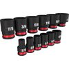 Milwaukee Impact Socket 3/8in Drive SAE Standard 6 Point 12pc, small image number 4