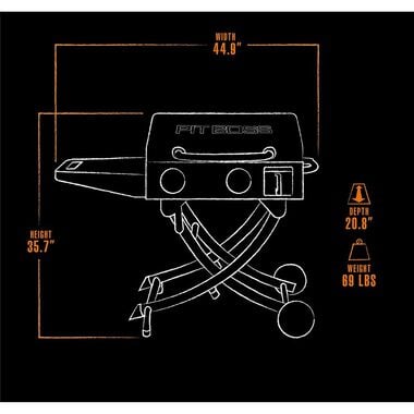 Pit Boss Griddle Propane Gas Tabletop 2 Burner with Legs, large image number 4