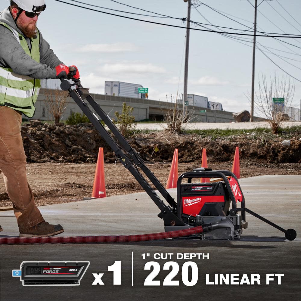 Milwaukee MX FUEL 6 in Green Concrete Saw Kit MXF3162XC Acme Tools