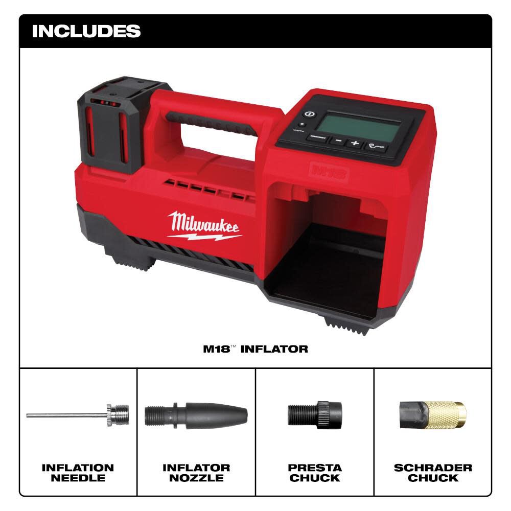 Milwaukee cheap 18v inflator