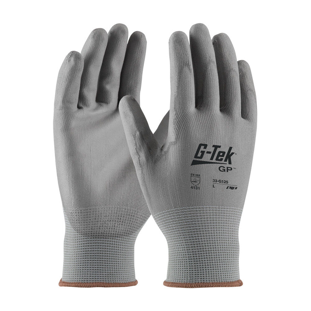 Protective Industrial Products G-Tek Gray Coated Nylon General Purpose Gloves 12 Pair, large image number 4