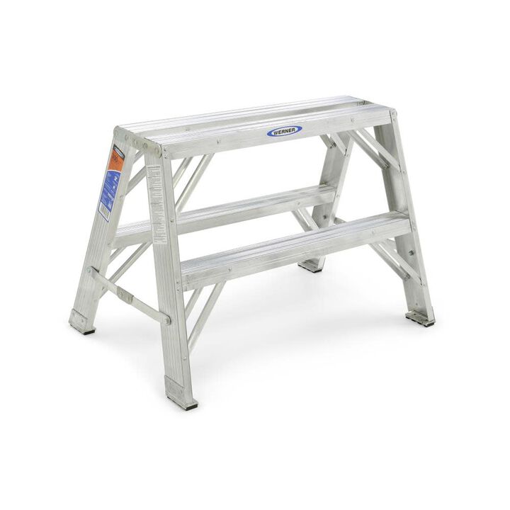 Werner 2-ft Aluminum 300-lb Type IA Twin-Step Ladder