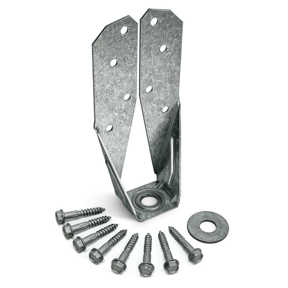 Simpson Strong-Tie 14 Gauge ZMAX Coating DTT Deck Tension Tie Kit with SDS Screws, large image number 3