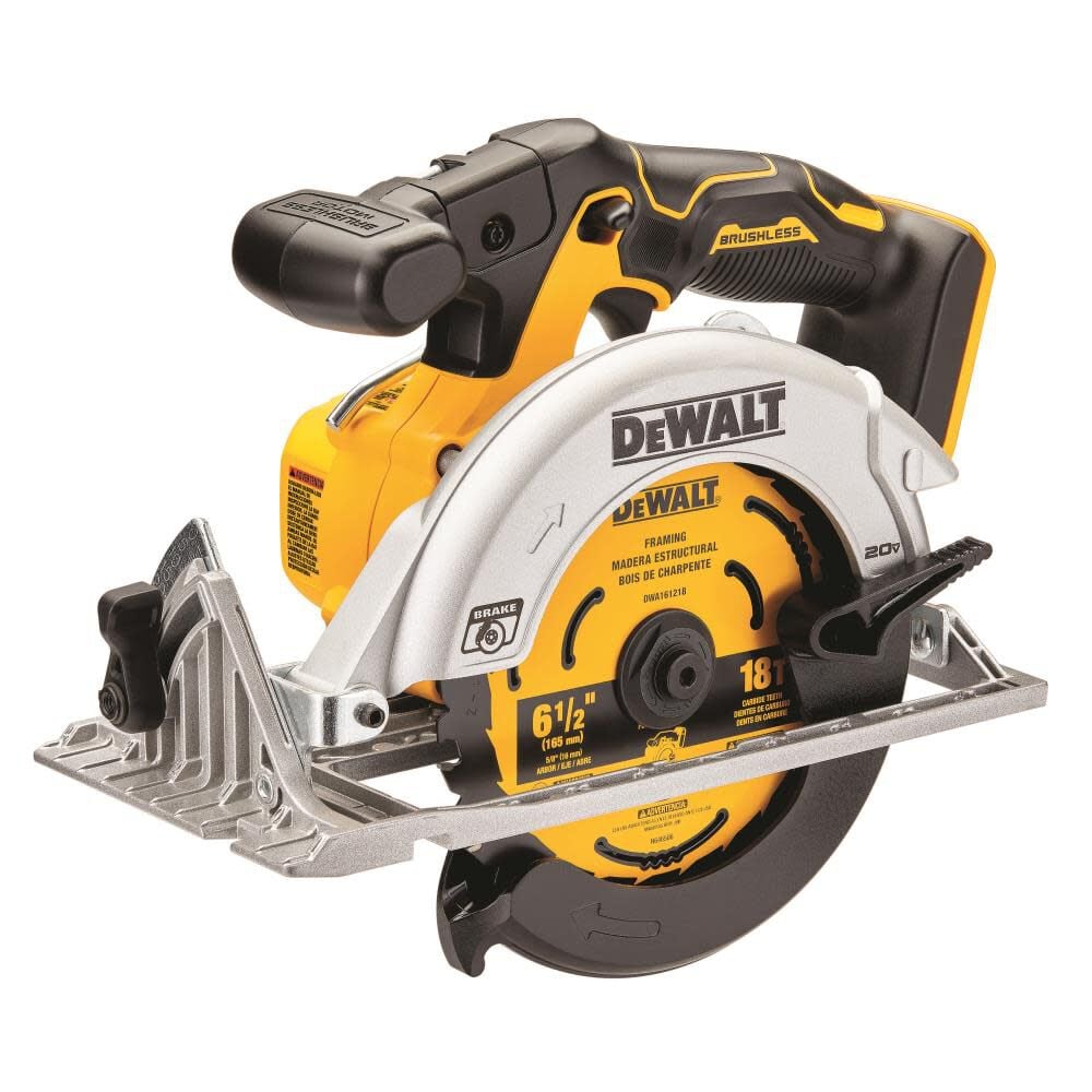 DEWALT 20V MAX 6-1/2 in. Brushless Cordless Circular Saw (Bare Tool), large image number 3