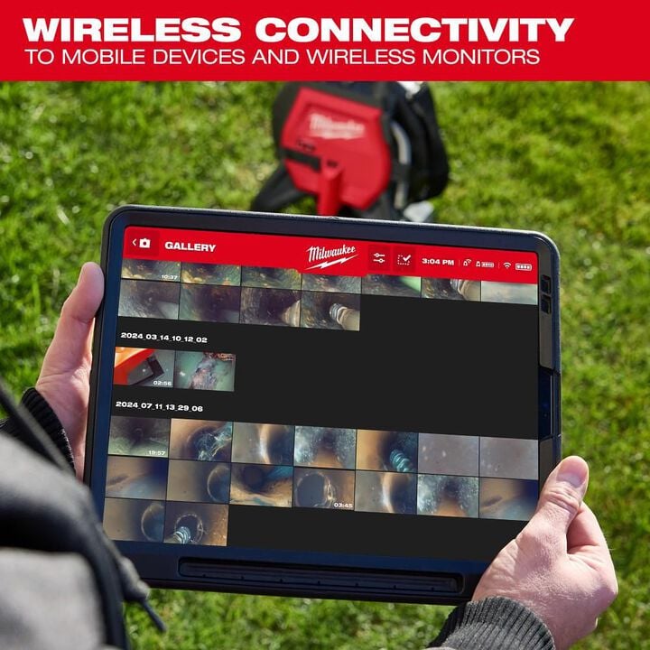 Milwaukee M12 65 Ft. Ultra Flex Compact Inspection Camera Kit, large image number 7