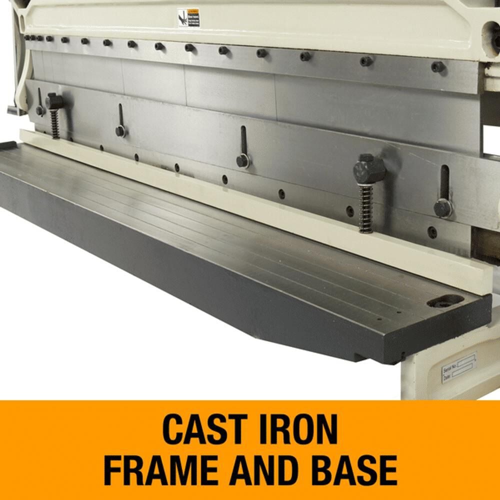 Baileigh SBR-5220 52 Inch 20 Gauge 3-in-1 Combination Shear Brake Roll, large image number 6